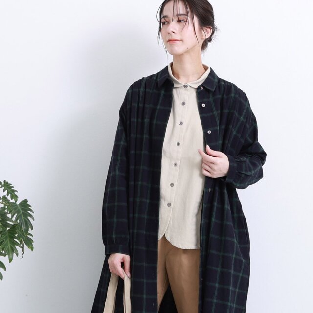 0624AS61072	コットンドルマンスリーブブラウス