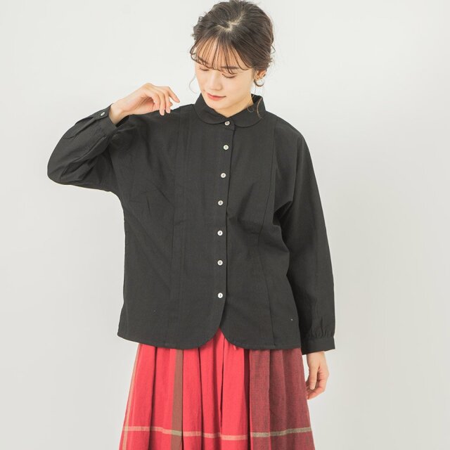 0624AS61072	コットンドルマンスリーブブラウス