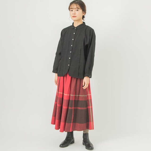 0624AS61072	コットンドルマンスリーブブラウス