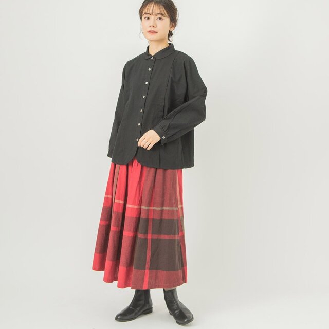 0624AS61072	コットンドルマンスリーブブラウス