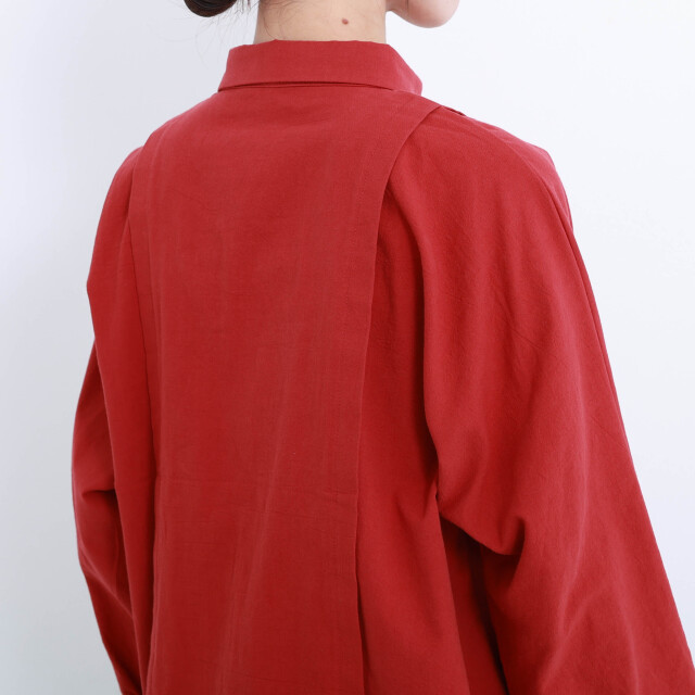 0624AS61072	コットンドルマンスリーブブラウス