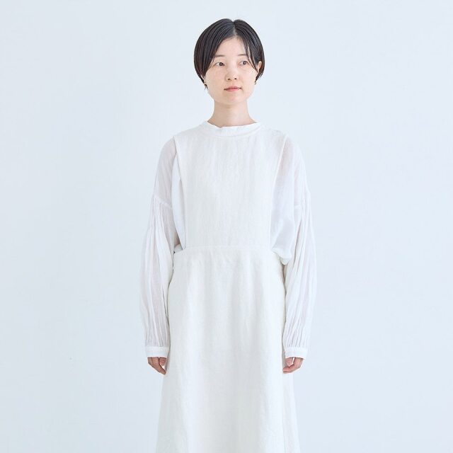 0624AS63081 【erikaさんコラボ】リネンデニムジャンパースカート