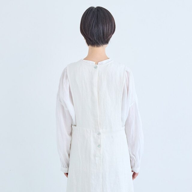 0624AS63081 【erikaさんコラボ】リネンデニムジャンパースカート