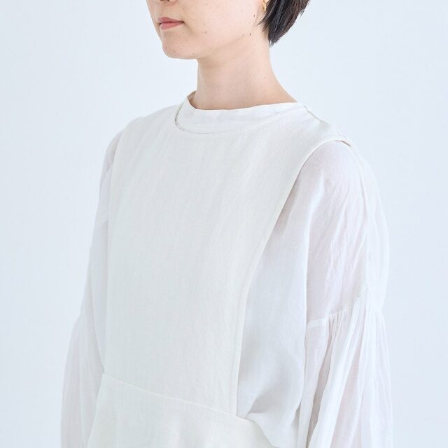 0624AS63081 【erikaさんコラボ】リネンデニムジャンパースカート