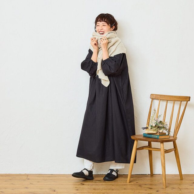 cocoTOMORROWLAND ストライプブロード プリーツワンピース item63a11876a622e.jpg