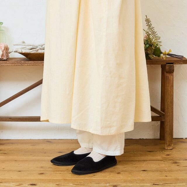 0624AS63088 【tomomiさんコラボ】【丈が選べる】コットンリネンブロード2WAYワンピース