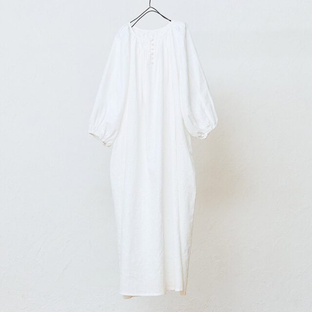 0624AS63088 【tomomiさんコラボ】【丈が選べる】コットンリネンブロード2WAYワンピース