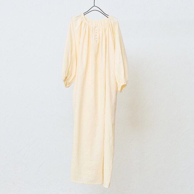 0624AS63088 【tomomiさんコラボ】【丈が選べる】コットンリネンブロード2WAYワンピース