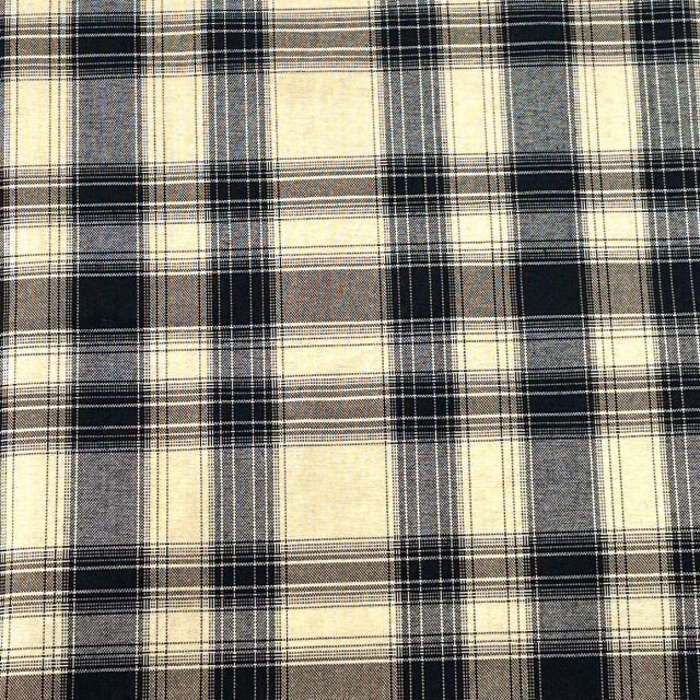 0624AT-52606 リヨセルコットンチェックロングシャツ