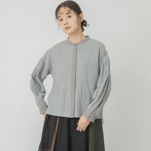 ニコ様　ダブルガーゼ　ブラウス　パンツ らくちん「チュニックシャツ」やふんわり「ダブルガーゼパンツ