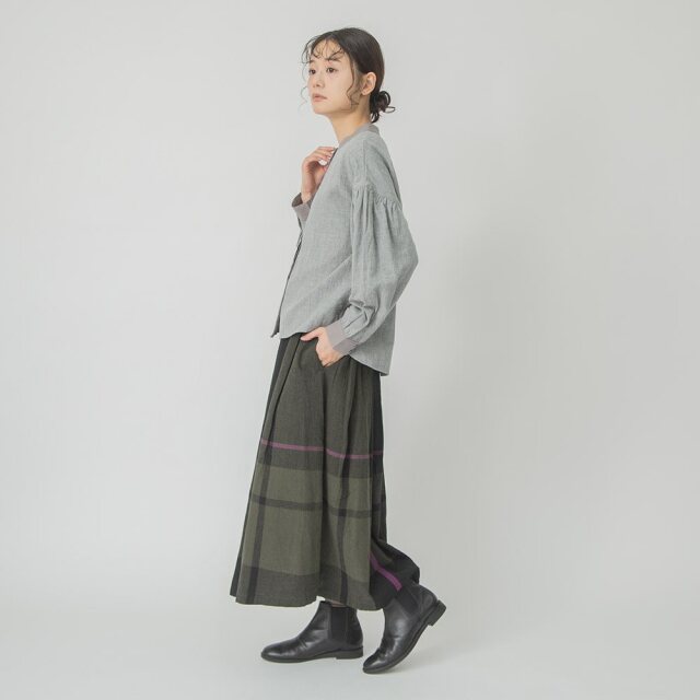 ニコ様　ダブルガーゼ　ブラウス　パンツ らくちん「チュニックシャツ」やふんわり「ダブルガーゼパンツ