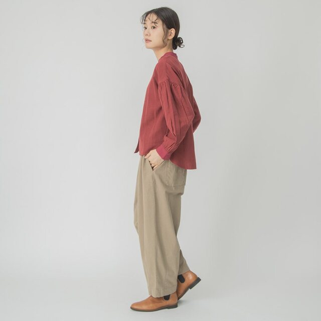 【値下げ】センソユニコ MOYURU モユル ブラウス バンドカラー コットン 2025年最新】萌 ／ MOYURU シャツ・ブラウスの人気アイテム