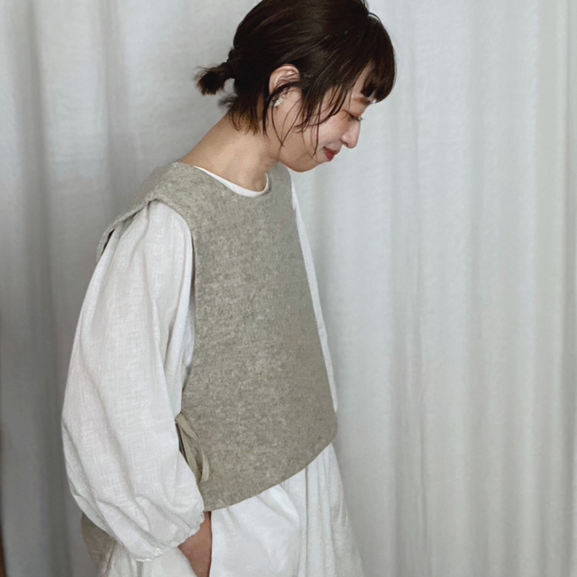 美品 トクコプルミエヴォル チュニック 貝柄 - トップス