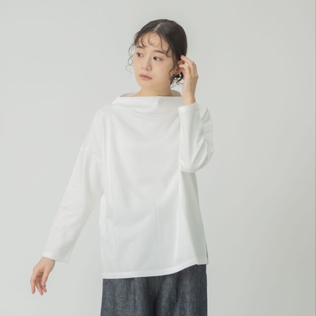 0624AT71847デクラーク裏毛ボトルネックプルオーバー