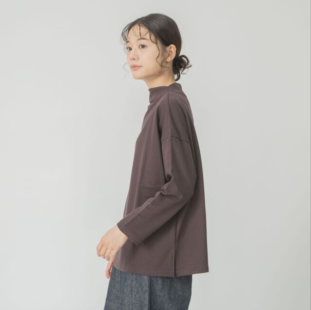 0624AT71847デクラーク裏毛ボトルネックプルオーバー