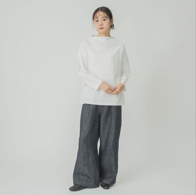 0624AT71847デクラーク裏毛ボトルネックプルオーバー