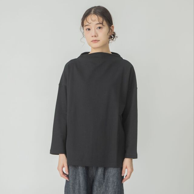 0624AT71847デクラーク裏毛ボトルネックプルオーバー