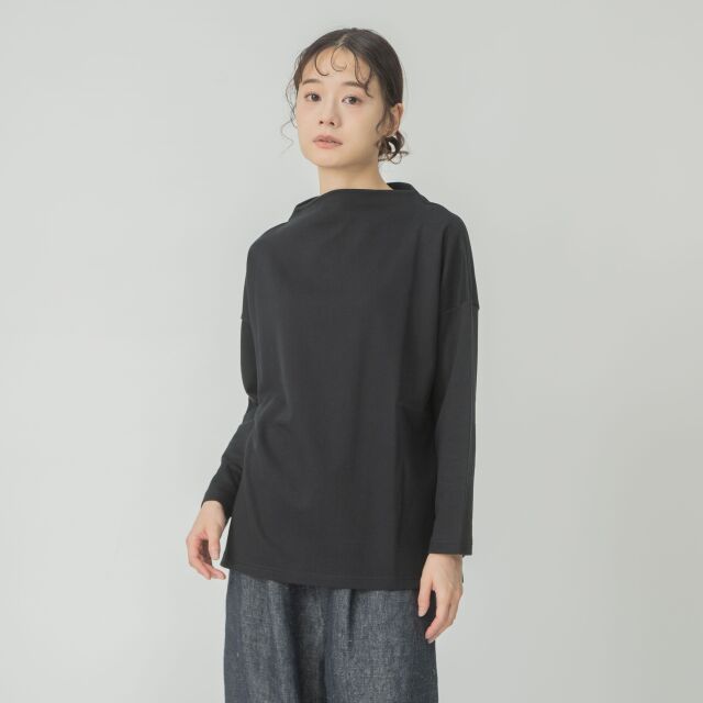 0624AT71847デクラーク裏毛ボトルネックプルオーバー