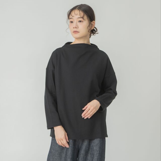 0624AT71847デクラーク裏毛ボトルネックプルオーバー