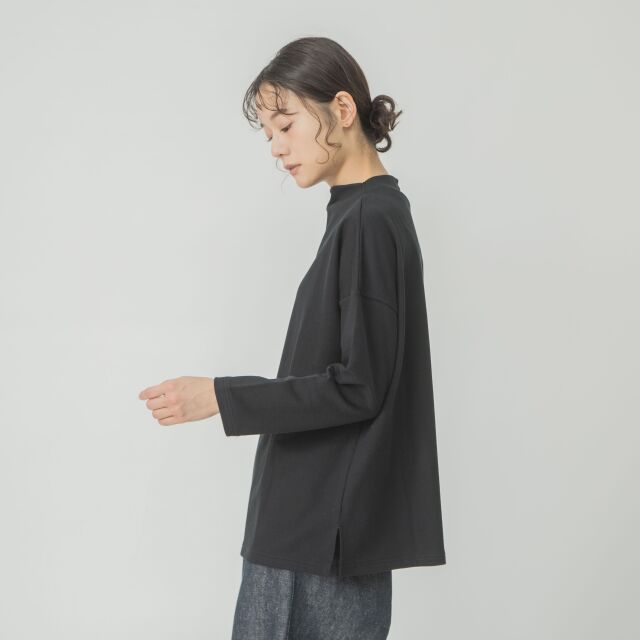 0624AT71847デクラーク裏毛ボトルネックプルオーバー