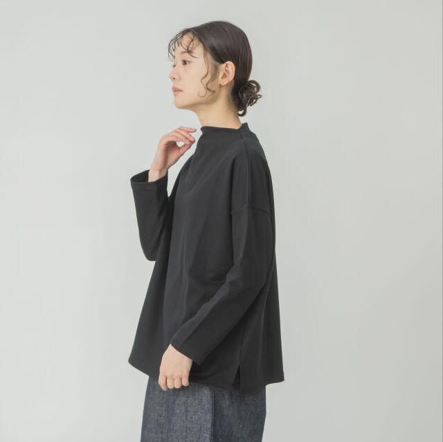 0624AT71847デクラーク裏毛ボトルネックプルオーバー