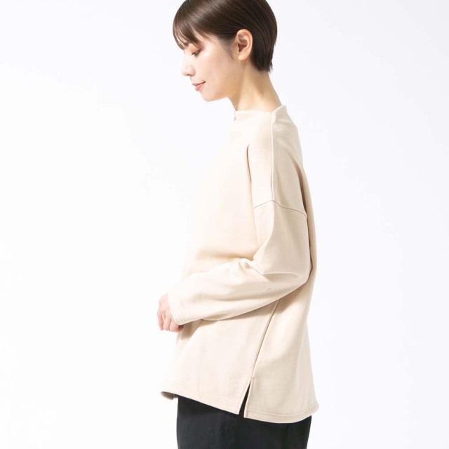 0624AT71847デクラーク裏毛ボトルネックプルオーバー