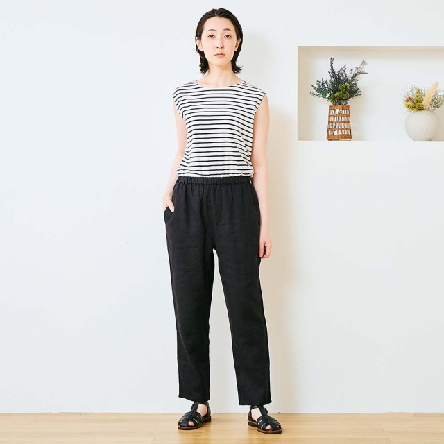 0624PS-66349 リネンペグパンツ