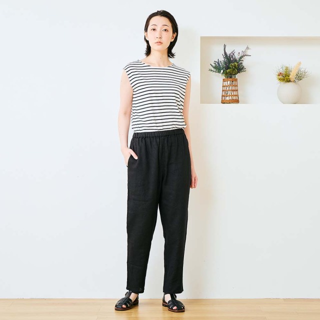 0624PS-66349 リネンペグパンツ