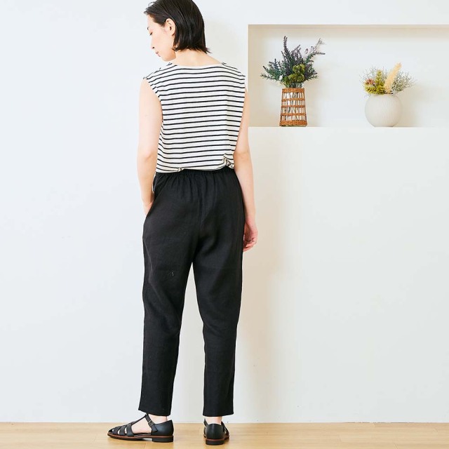 0624PS-66349 リネンペグパンツ