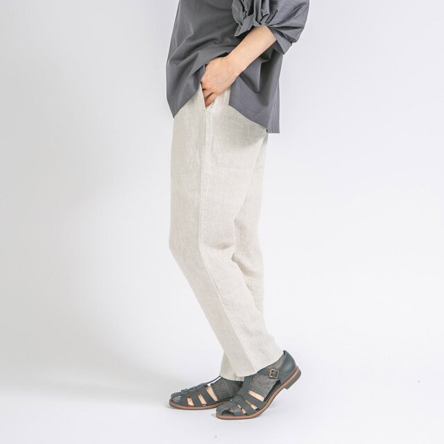 0624PS-66349 リネンペグパンツ