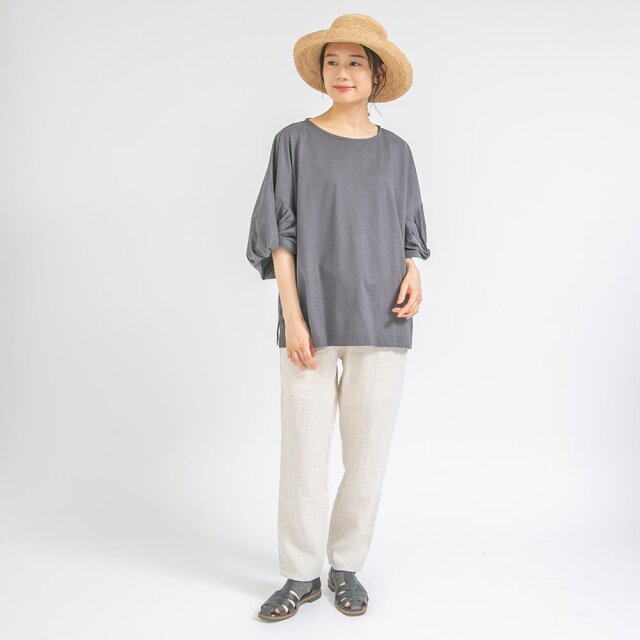 0624PS-66349 リネンペグパンツ