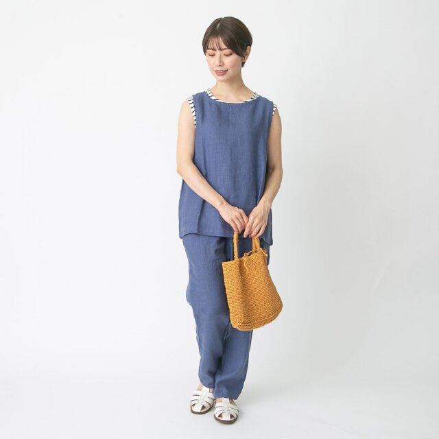 0624PS-66349 リネンペグパンツ