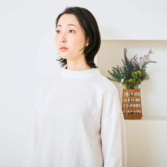 【TUTIE.】ツチエ　リネン　ロング　シャツ　2way 楽天市場】【セール30％】TUTIE ツチエ ストライプ調の生地