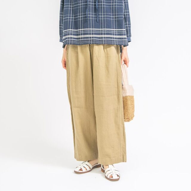 0624US-66368 リネンコクーンパンツ