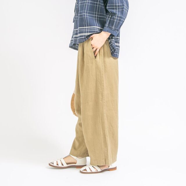 0624US-66368 リネンコクーンパンツ