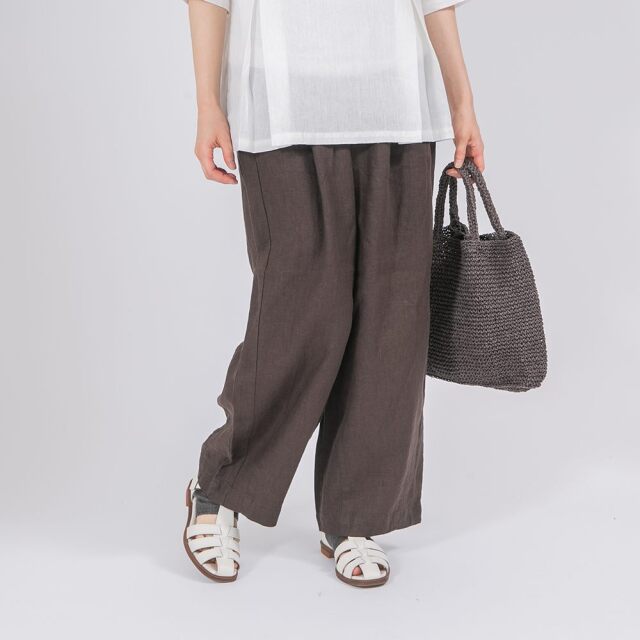 0624US-66368 リネンコクーンパンツ