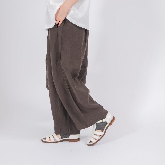 0624US-66368 リネンコクーンパンツ