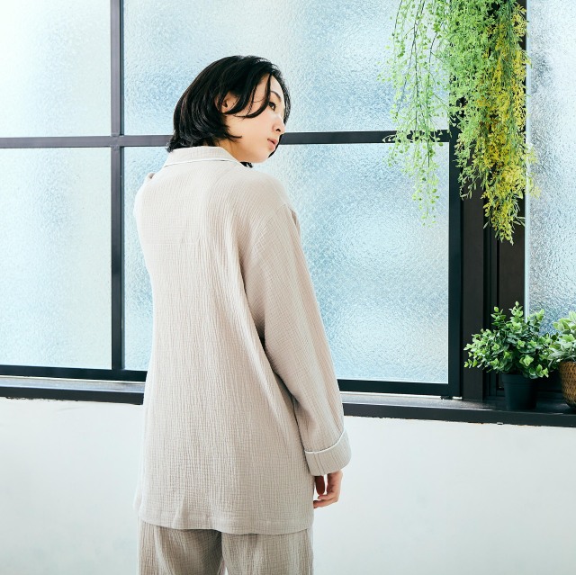 ふんわりコットンダブルガーゼパジャマ / ユニセックス