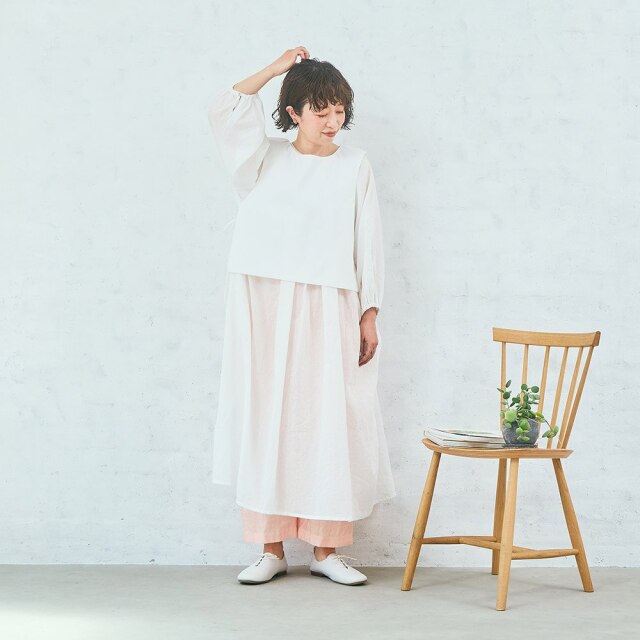 【tomomiさんコラボ】コットンタイプライターパディングベスト｜再販売