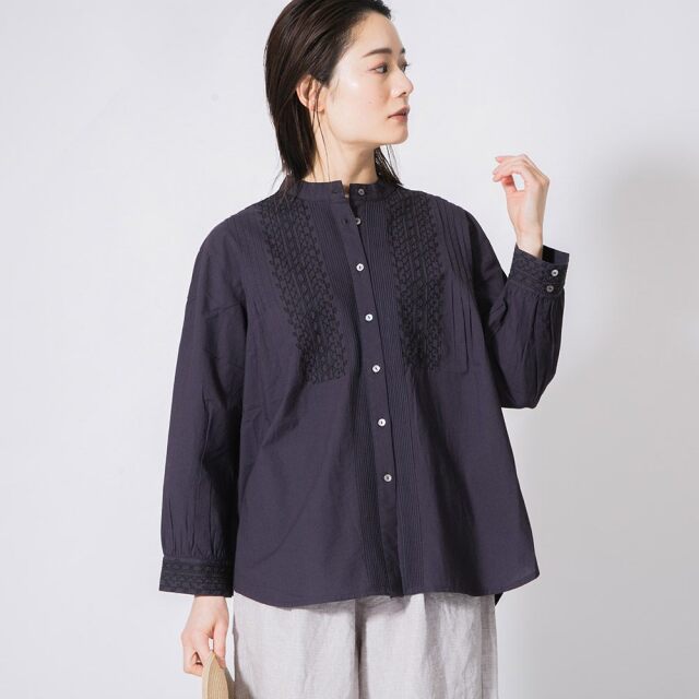 bonjour diary スモックブラウス　6Y Bonjour Diary ボンジュールダイアリー ブラウス 6Y トップス