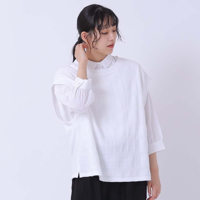 た*か様 2点セット TAGLIATORE 46 ジレ ベスト リネンコットン