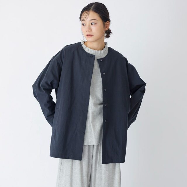 0624WS64065コットンツイル中綿ライナー付きジャケット