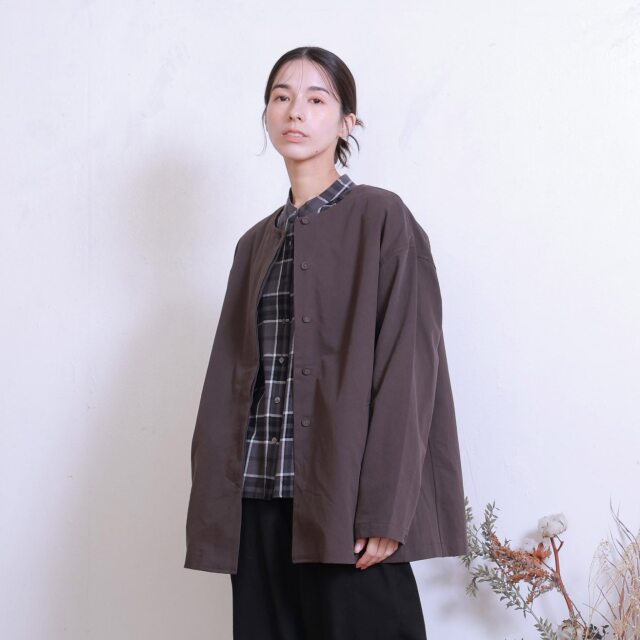 0624WS64065コットンツイル中綿ライナー付きジャケット