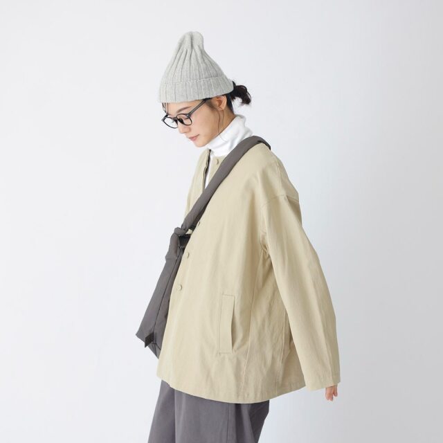 0624WS64065コットンツイル中綿ライナー付きジャケット