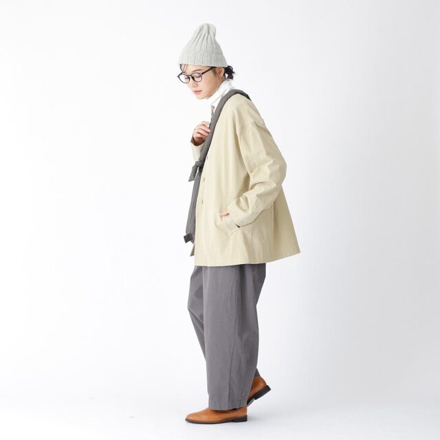 0624WS64065コットンツイル中綿ライナー付きジャケット