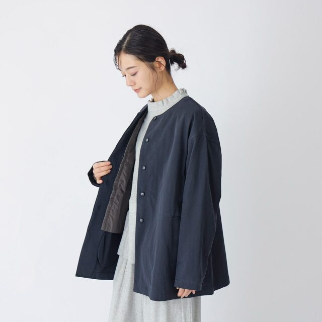 0624WS64065コットンツイル中綿ライナー付きジャケット