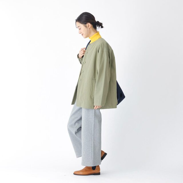 0624WS64065コットンツイル中綿ライナー付きジャケット