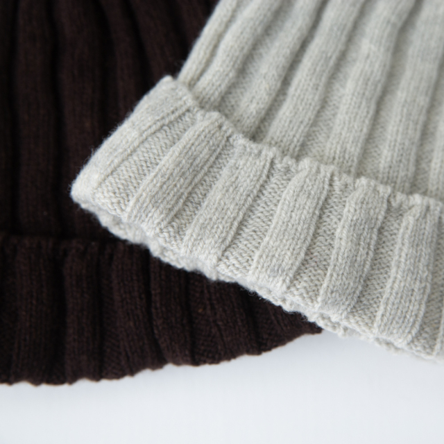 0624WT29254	パウダーウールニットニットキャップ