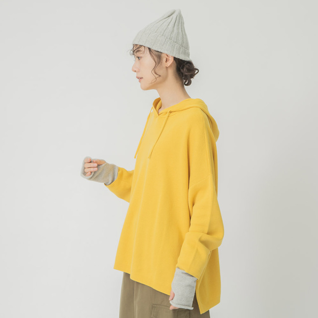 0624WT29254	パウダーウールニットニットキャップ