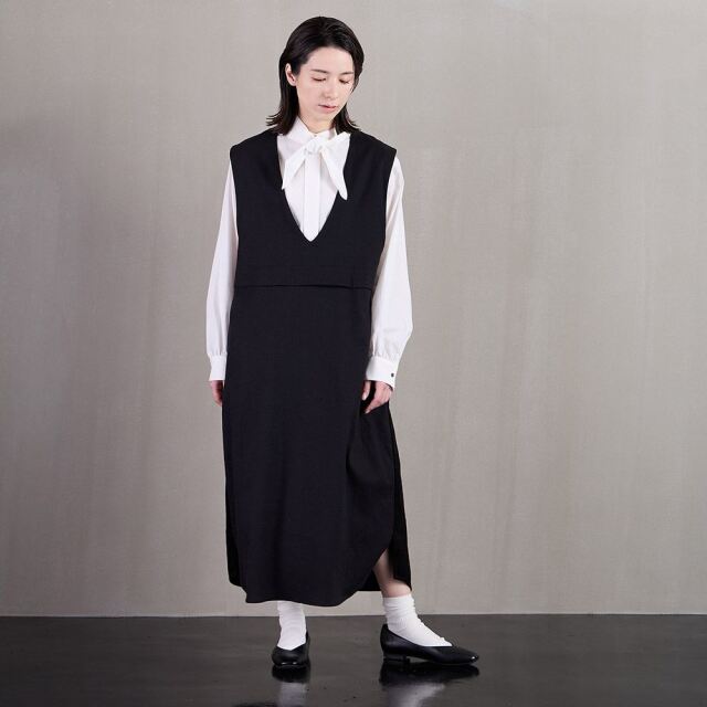 0624WT61601スカーフブラウス